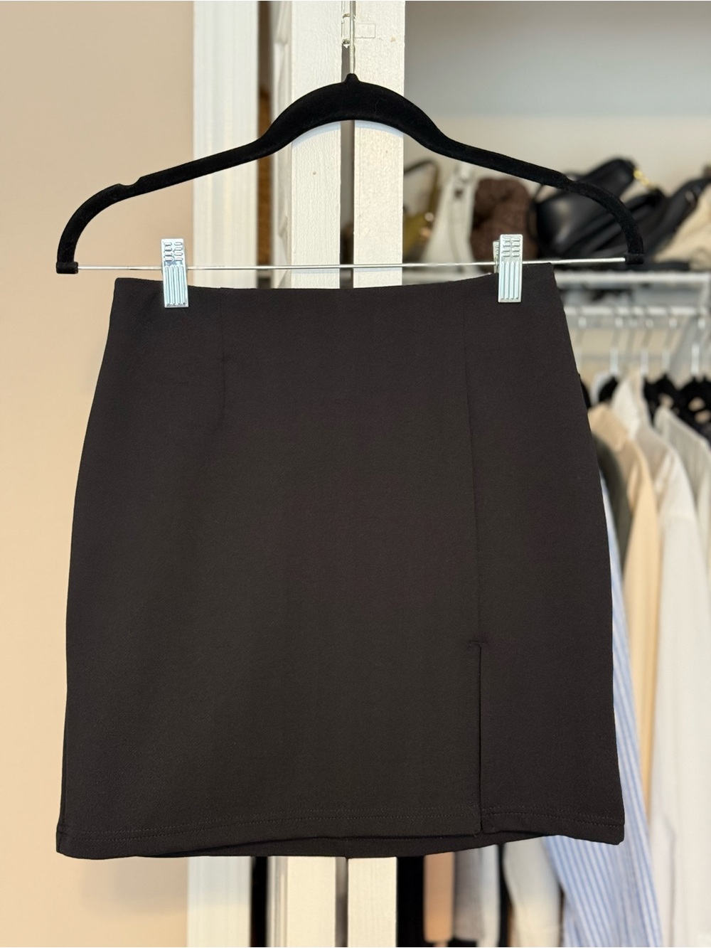 Classic Black Women's Mini Skirt